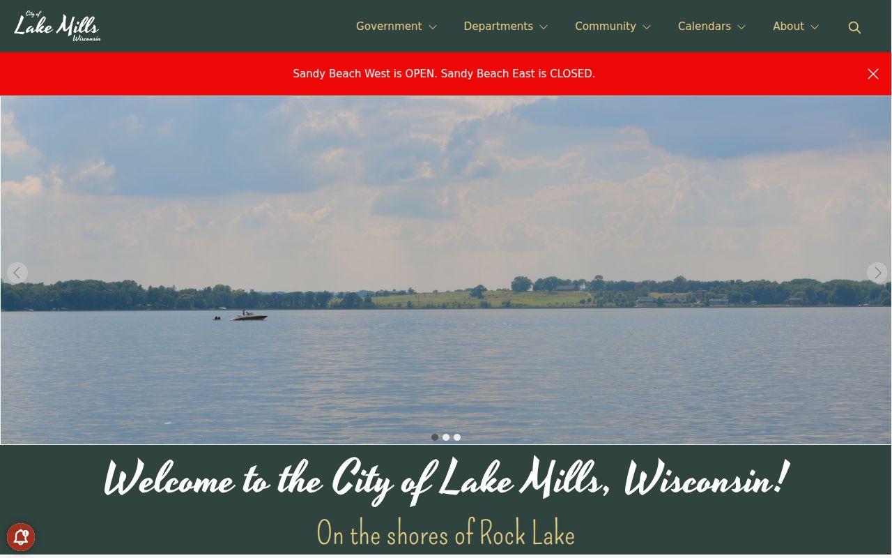 Official City of Lake Mills government source